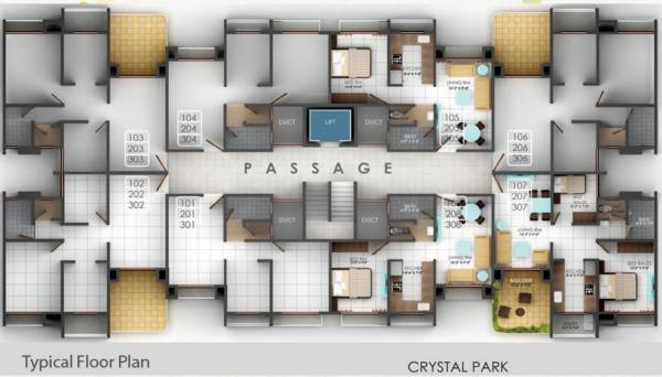 Images for Cluster Plan of KK Crystal Park