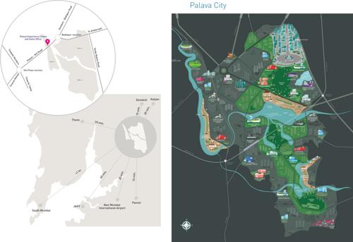 Images for Location Plan of Lodha Palava Lagoona A To F