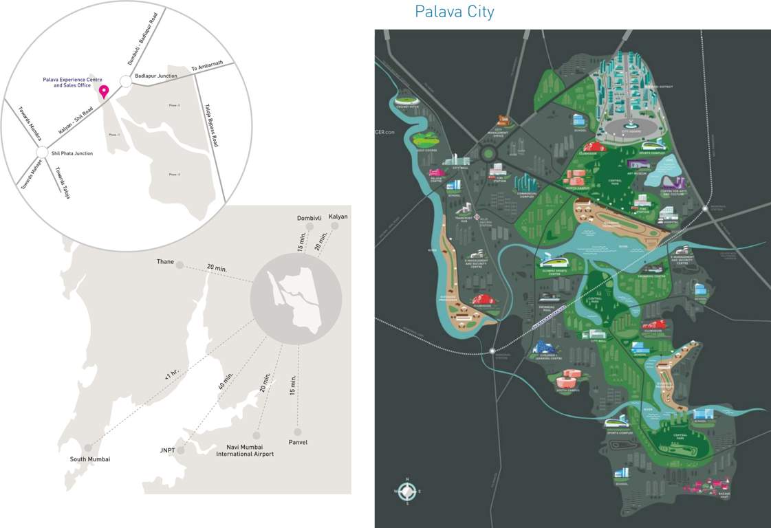 Images for Location Plan of Lodha Palava Lagoona A To F