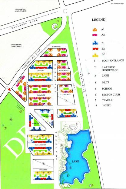 Images for Master Plan of Lodha Palava Lagoona A To F