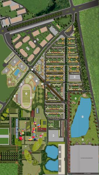 Images for Master Plan of Lodha Palava Lagoona A To F