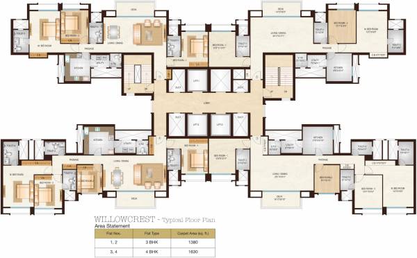 Images for Cluster Plan of Hiranandani Willowcrest