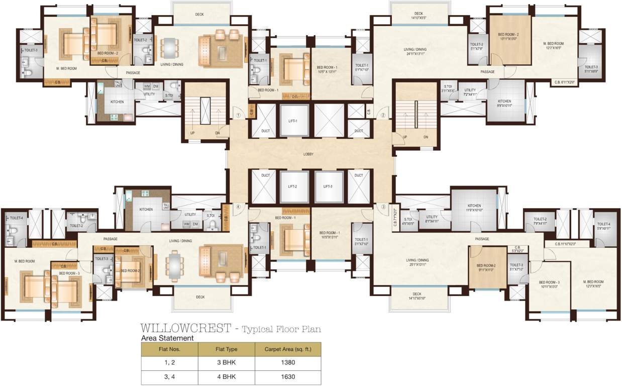 Images for Cluster Plan of Hiranandani Willowcrest