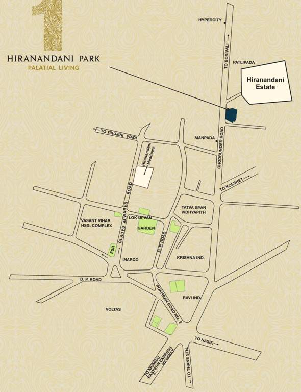 Images for Location Plan of Hiranandani Willowcrest