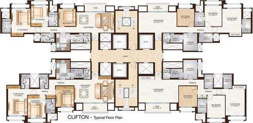  clifton Images for Cluster Plan of Hiranandani Clifton