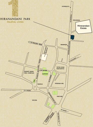  clifton Images for Location Plan of Hiranandani Clifton