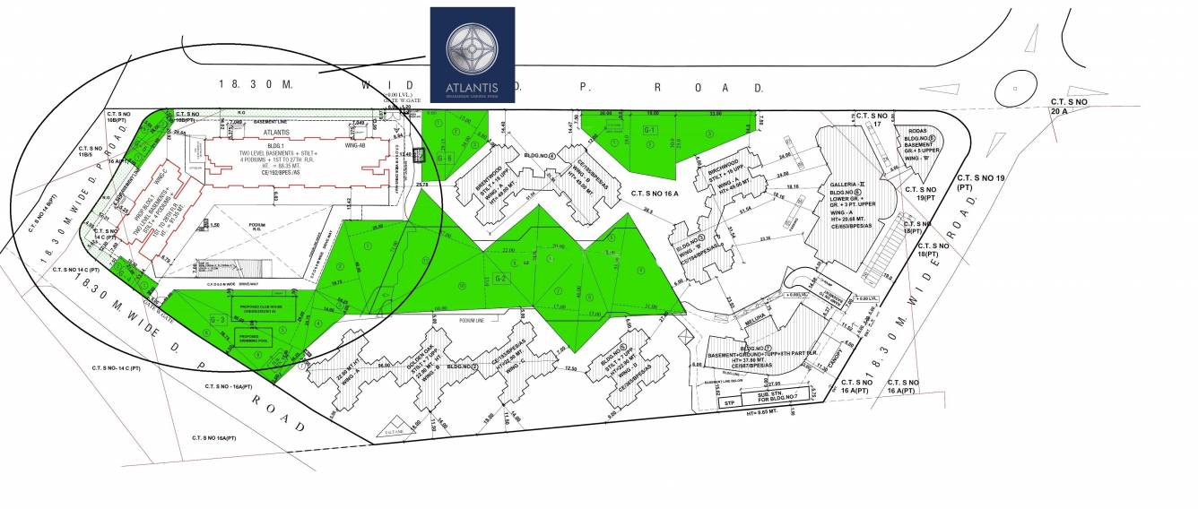  atlantis a and b wing Master Plan