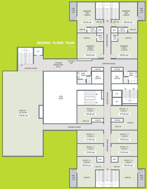 rudraksha towers Images for Cluster Plan of Kangralkar Rudraksha Towers