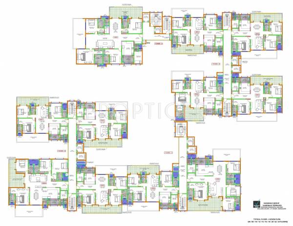  terraces Tower A Cluster Plan