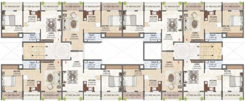  hari-sparsh-phase-iii Images for Cluster Plan of Karda Hari Sparsh Phase III