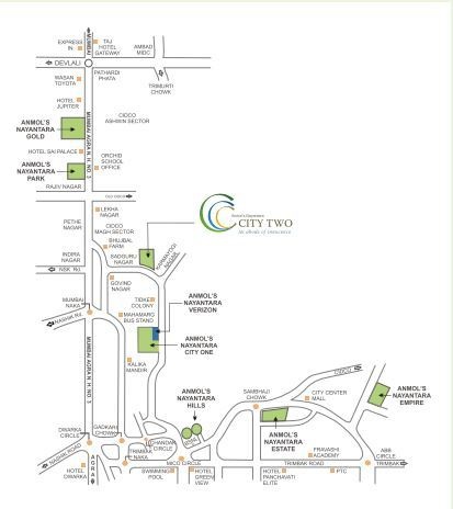  nayantara city two phase 2 Location Plan