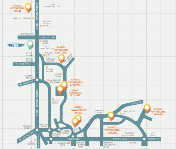  nayantara-presidency-phase-1 Location Plan