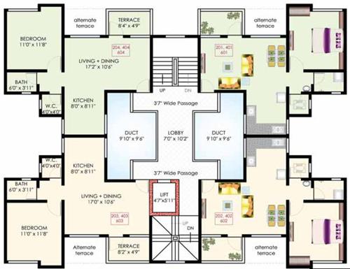 Images for Cluster Plan of Dreams Rachana C D Wings