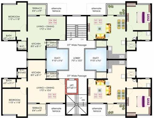 Images for Cluster Plan of Dreams Rachana C D Wings