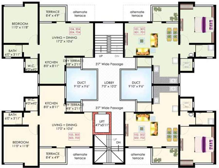 Images for Cluster Plan of Dreams Rachana C D Wings