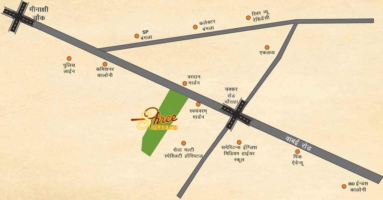 Images for Location Plan of Riverland Buildcon Shree Palents