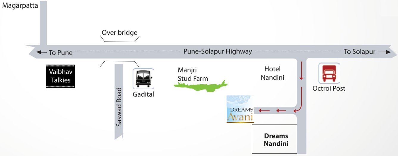  avani c wing Images for Location Plan of Dreams Avani C Wing