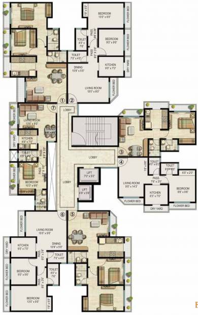  brooklyn-park-phase-ii Images for Cluster Plan of Ekta Brooklyn Park Phase II