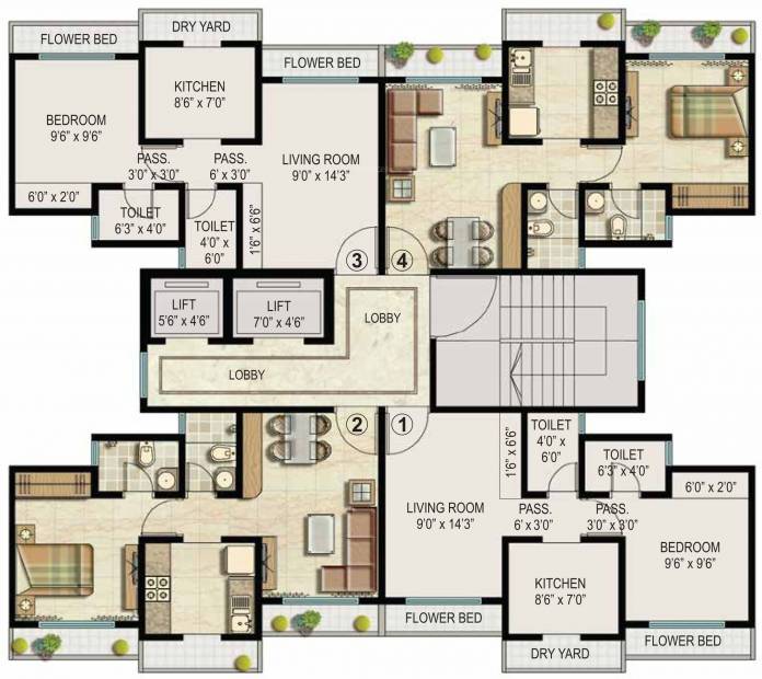  brooklyn-park-phase-ii Images for Cluster Plan of Ekta Brooklyn Park Phase II