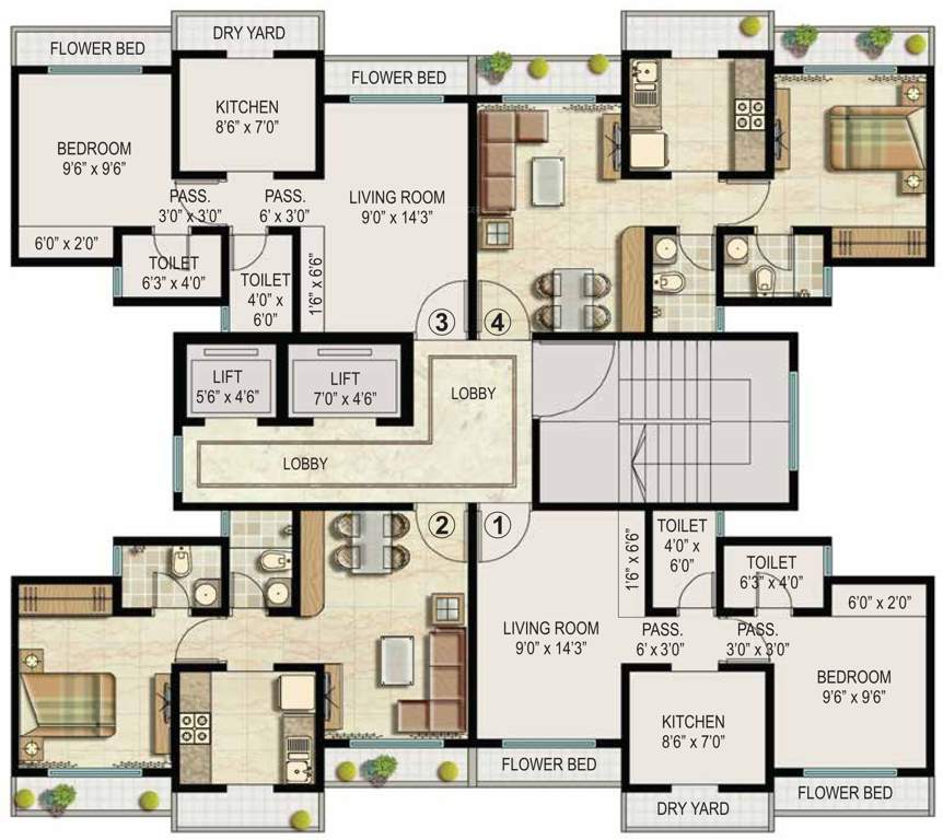  brooklyn park phase ii Images for Cluster Plan of Ekta Brooklyn Park Phase II
