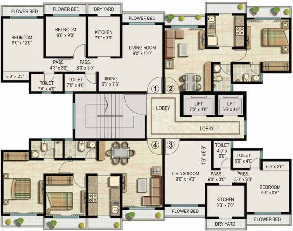 Images for Cluster Plan of Ekta Brooklyn Park Phase I