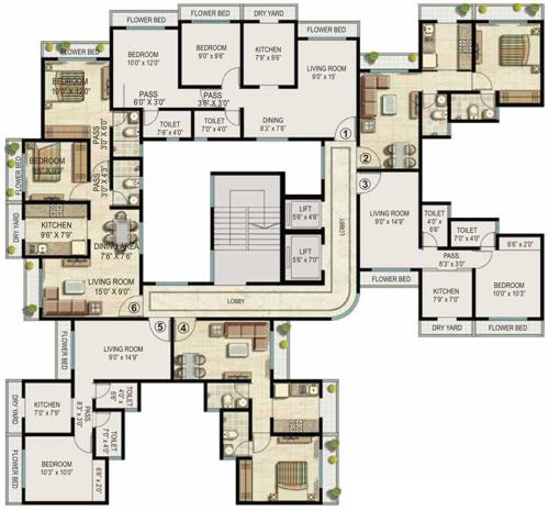  brooklyn-park-phase-iii Images for Cluster Plan of Ekta Brooklyn Park Phase III