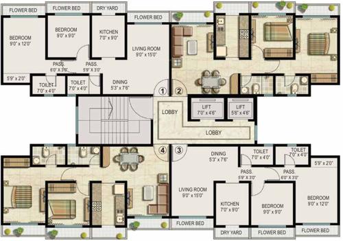  brooklyn-park-phase-iii Images for Cluster Plan of Ekta Brooklyn Park Phase III