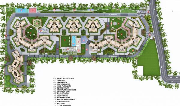 Images for Master Plan of Mahindra Antheia A3