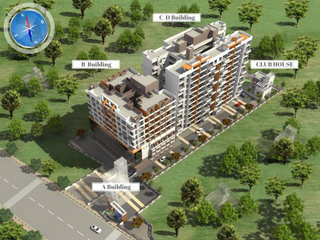  akash towers c and d Elevation