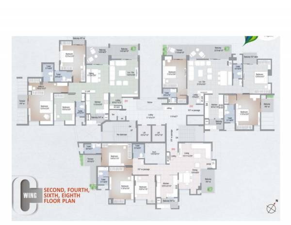 Clyde Homes A Wing Cluster Plan clyde-homes Clyde Homes A Wing Cluster Plan