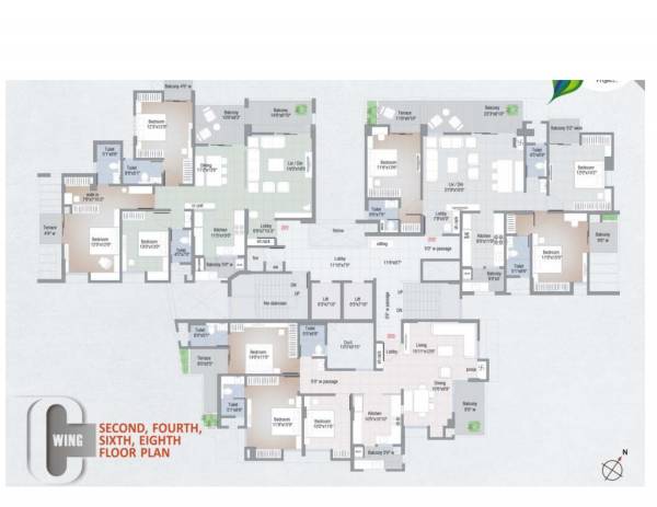 Clyde Homes B Wing Cluster Plan clyde-homes Clyde Homes B Wing Cluster Plan