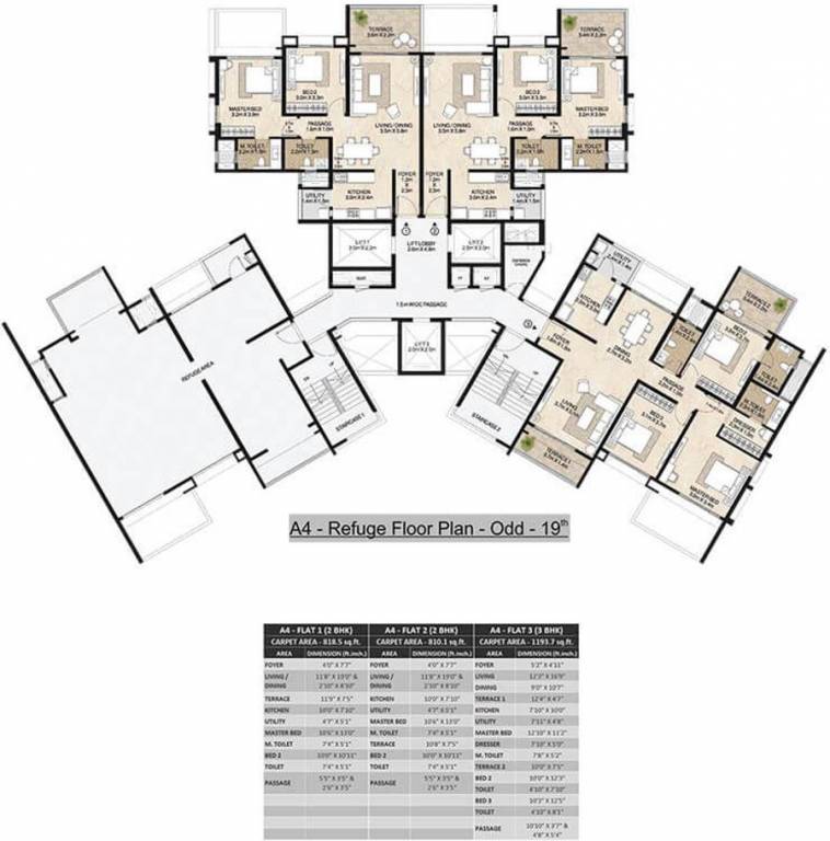 Images for Cluster Plan of Mahindra Antheia A4