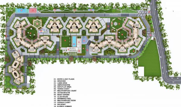 Images for Master Plan of Mahindra Antheia A4