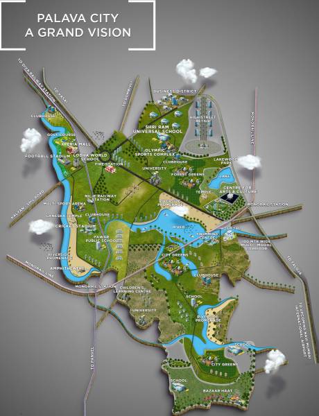 Images for Master Plan of Lodha Palava Lakeside I To O