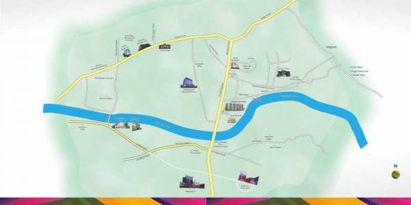  ganga-arcadia-c-building Location Plan