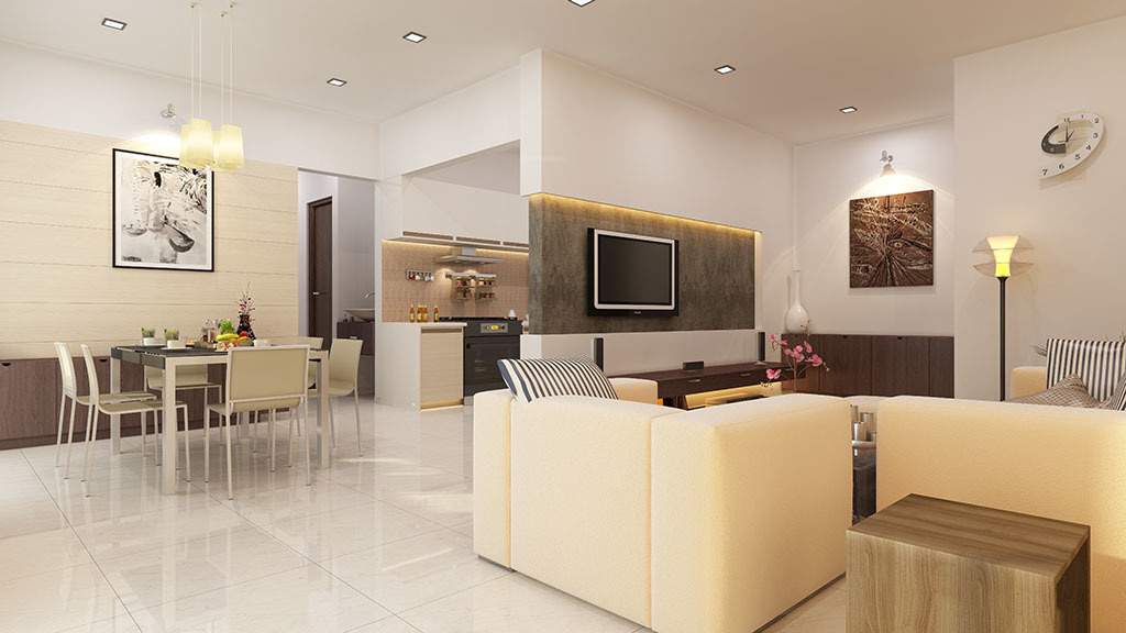  ganga arcadia c building Living Area