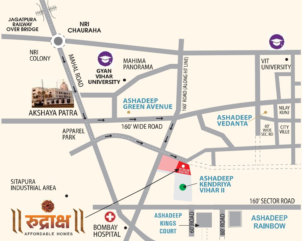 Images for Location Plan of  Rudraksh