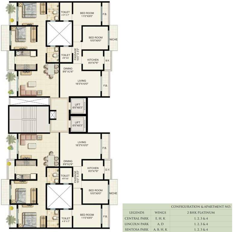  parksville phase i Images for Cluster Plan of Ekta Parksville Phase I