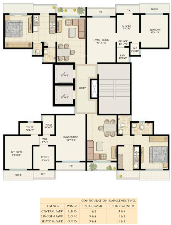  parksville phase iii Sentosa Park A Wing Cluster Plan