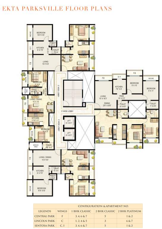  parksville phase iii Sentosa Park A Wing Cluster Plan
