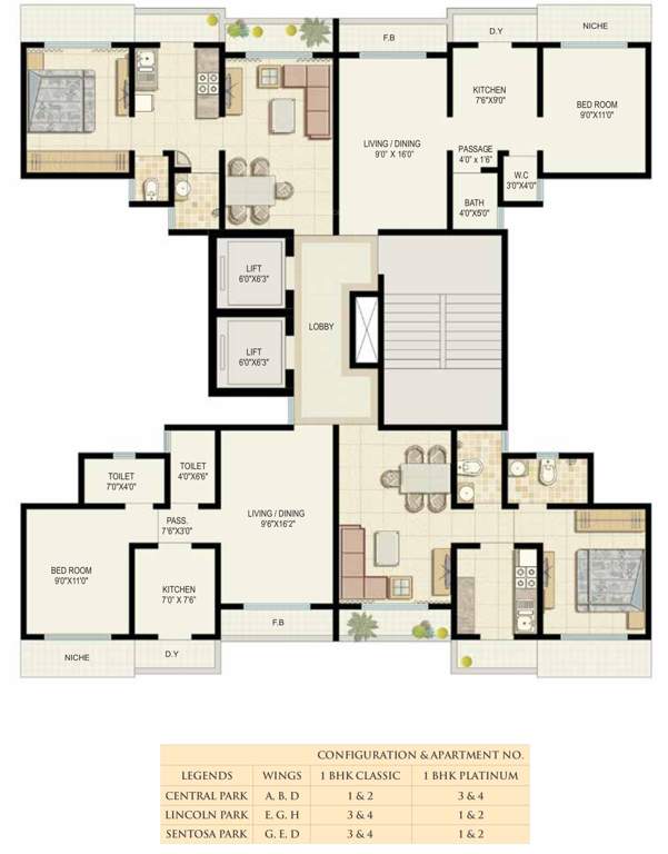  parksville phase iii Sentosa Park A Wing Cluster Plan