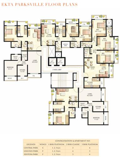  parksville-phase-iii Sentosa Park A Wing Cluster Plan