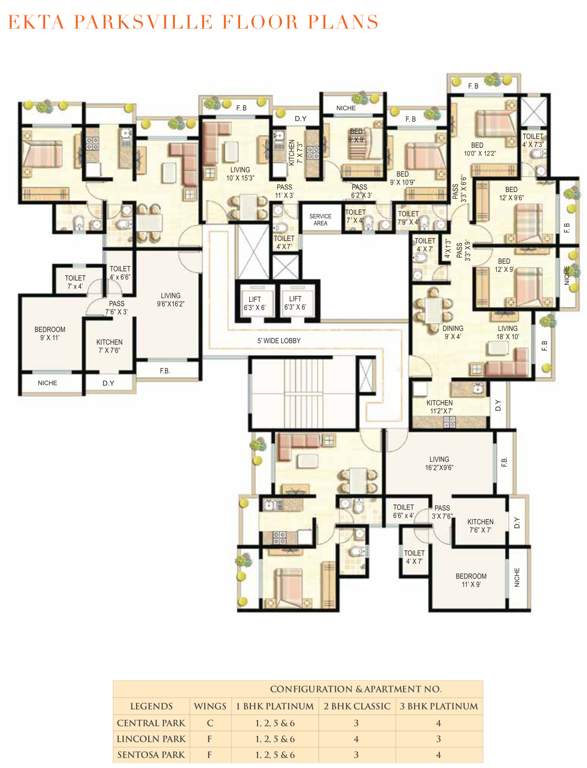  parksville phase iii Sentosa Park A Wing Cluster Plan