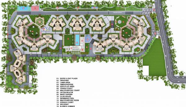 Images for Master Plan of Mahindra Antheia C1