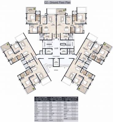 Images for Cluster Plan of Mahindra Antheia C2