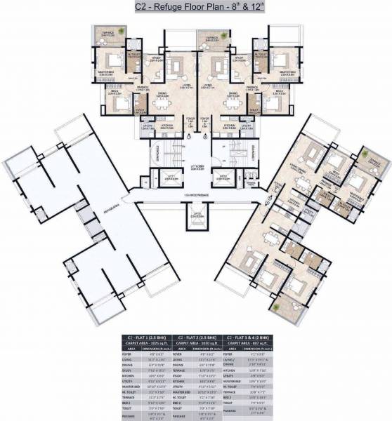 Images for Cluster Plan of Mahindra Antheia C2