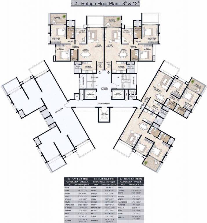 Images for Cluster Plan of Mahindra Antheia C2