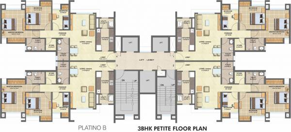Images for Cluster Plan of Lodha Splendora Platino B