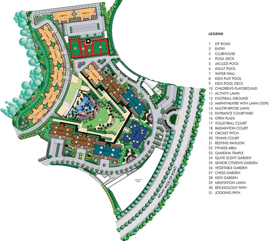 Images for Master Plan of Lodha Splendora Platino E To G Vivant A To D