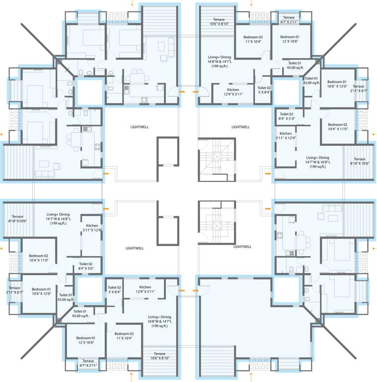  manas lake city phase 1 Images for Cluster Plan of Skyi Manas Lake Phase I